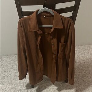 Amazon Women's Brown Shirt Jacket